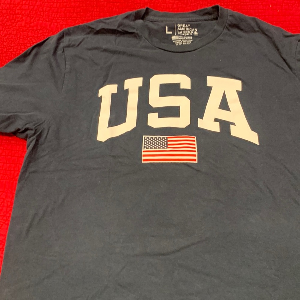 IUSA shirt size L. Blue great shape